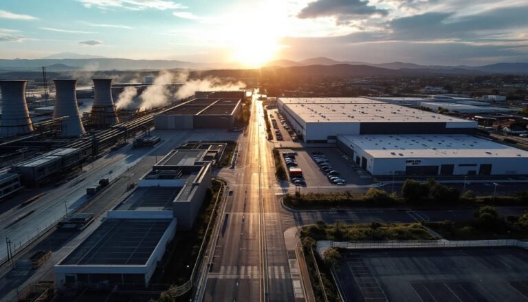 Amazon warehouse facility comparison showing employment differences versus data center opposition factors